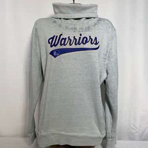 Golden State Warriors NBA Gray Slugger Cowl Sweatshirt Women's LARGE NWT